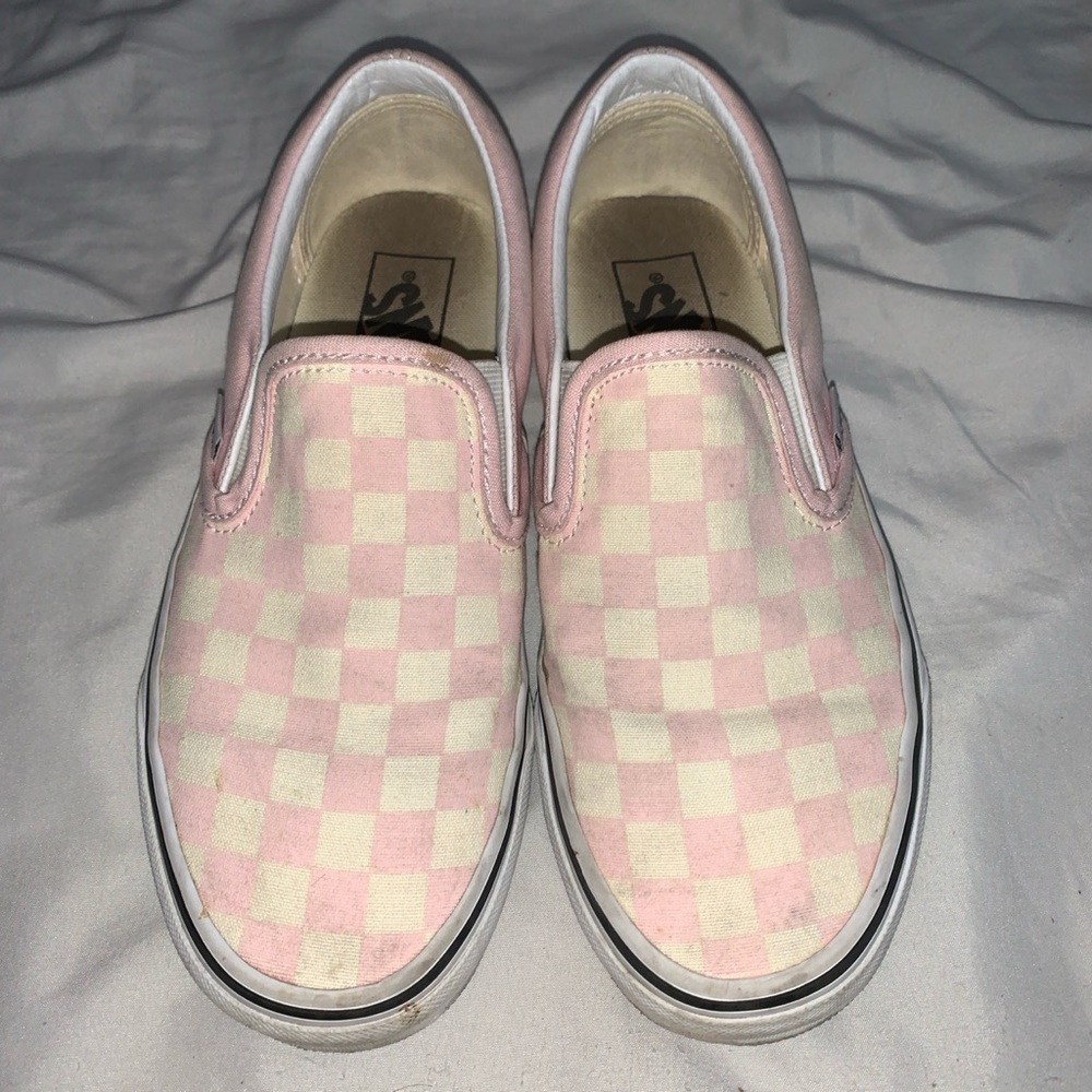 Checkered Slip On Vans